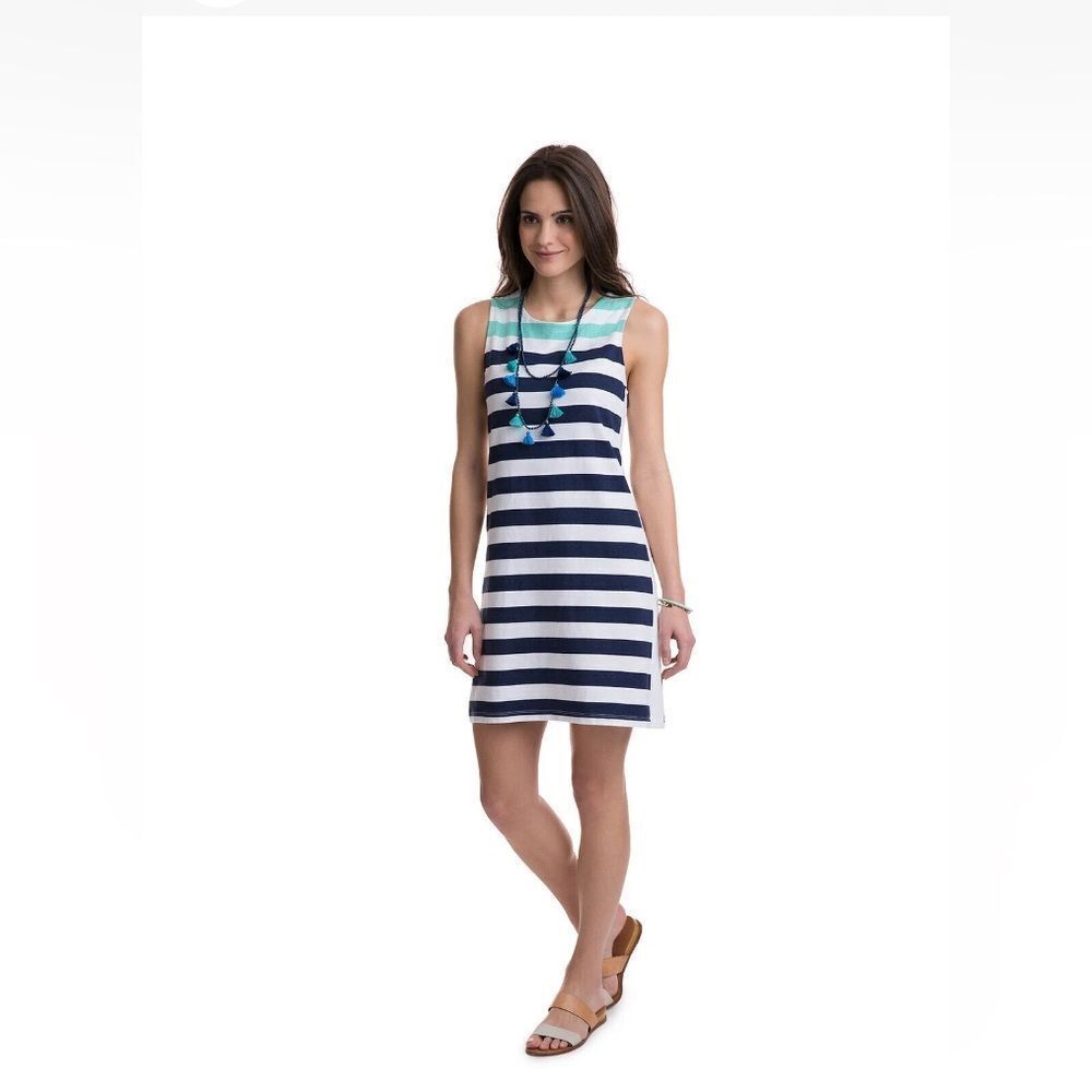 Vineyard Vines Combo Stripe Sleeveless Knit Dress Women's Size M